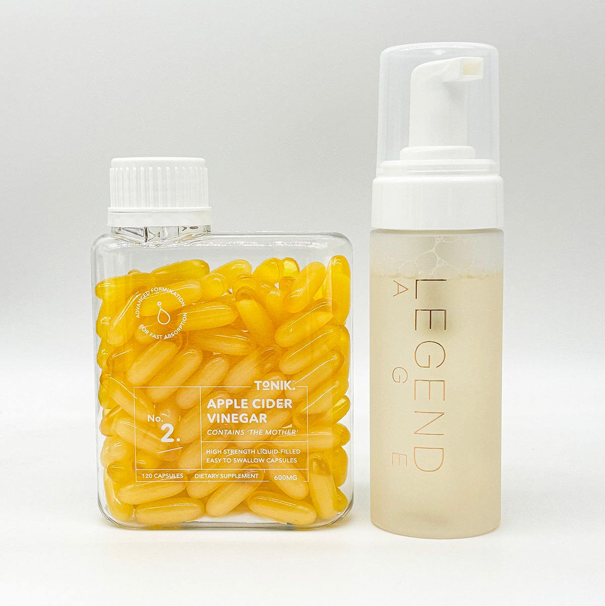 Cleanse & Glow Duo | Tonik Apple Cider Vinegar + Cleansing Mousse