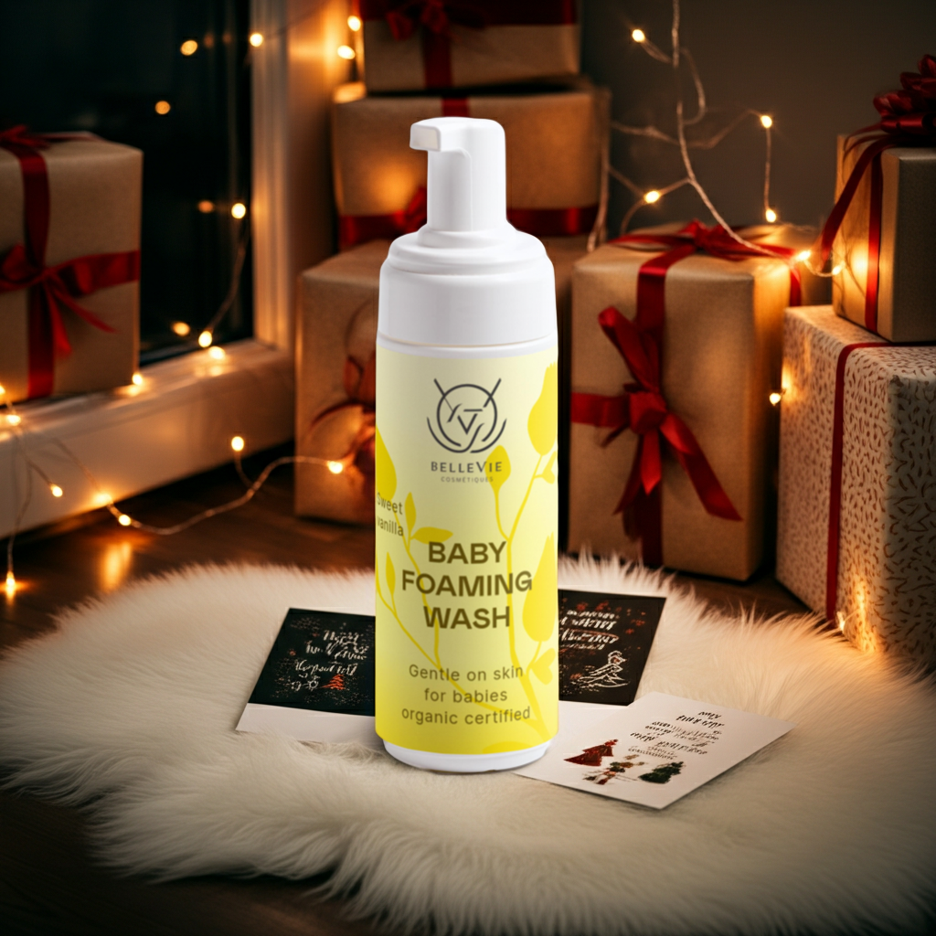 Baby Foaming Wash 150ml – Gentle, Nut-Free Newborn Cleanser
