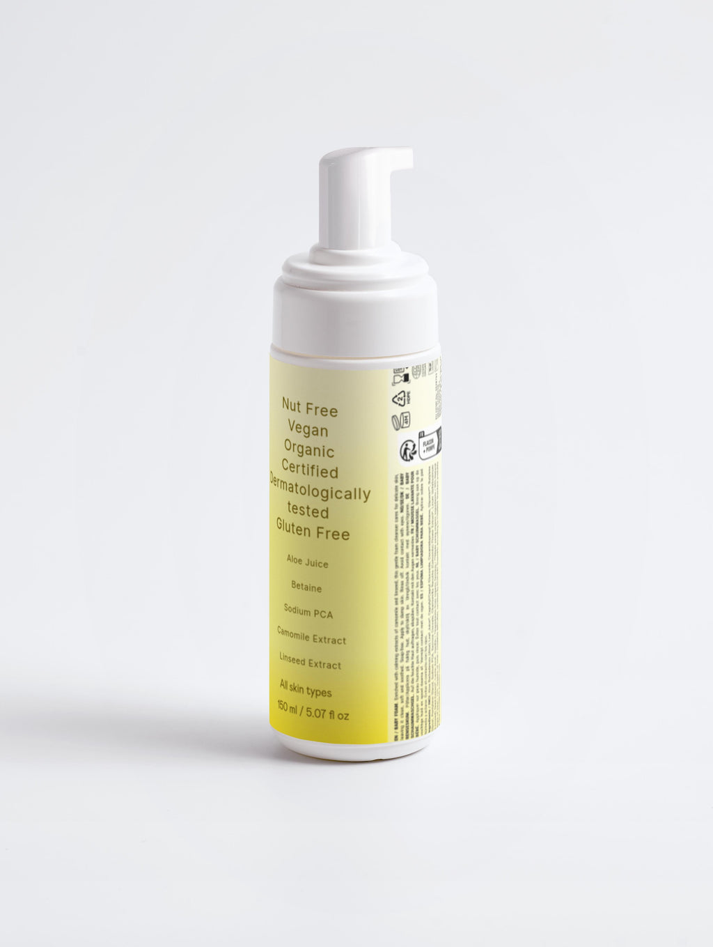 Baby Foaming Wash 150ml – Gentle, Nut-Free Newborn Cleanser