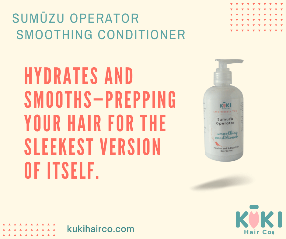Smoothing conditioner for frizz-free hair